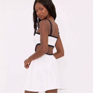 BRAND NEW WITH TAGS - BEACH RIOT WHITE & BLACK SKORT DRESS